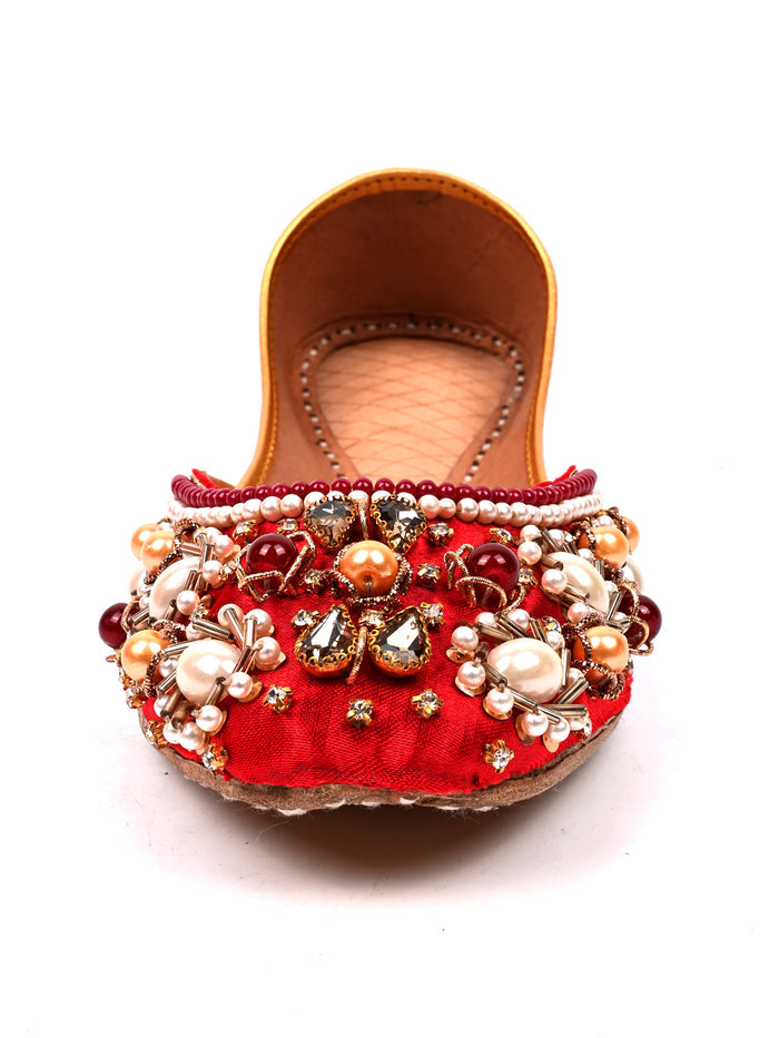 Red Fancy Khussa