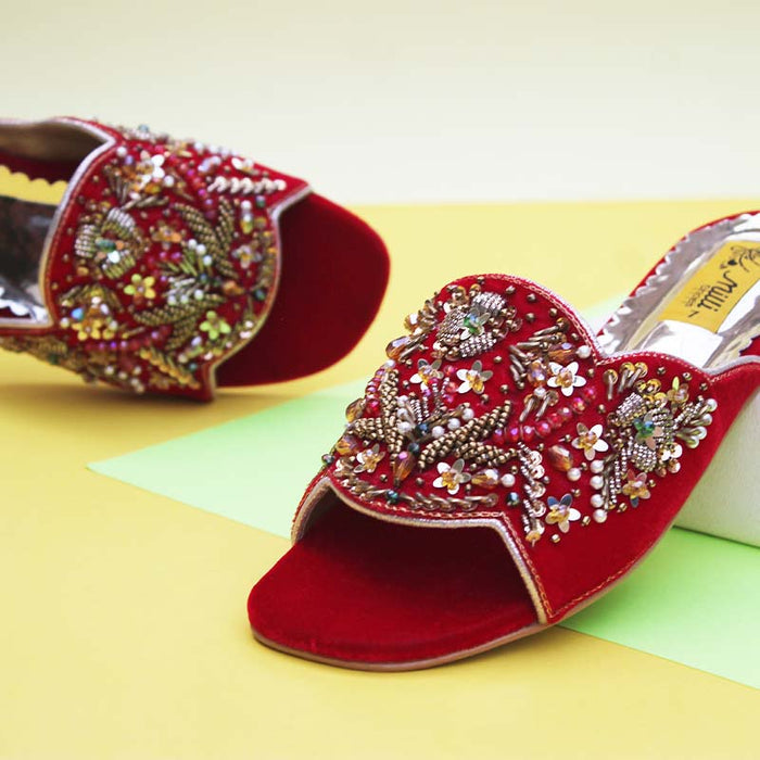 Red Fancy Slipper
