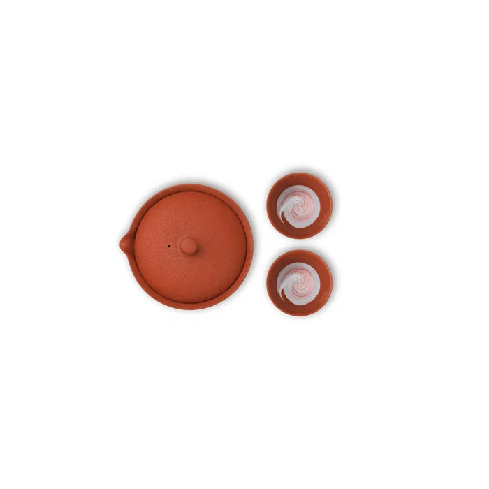 Red Shiboridashi Set