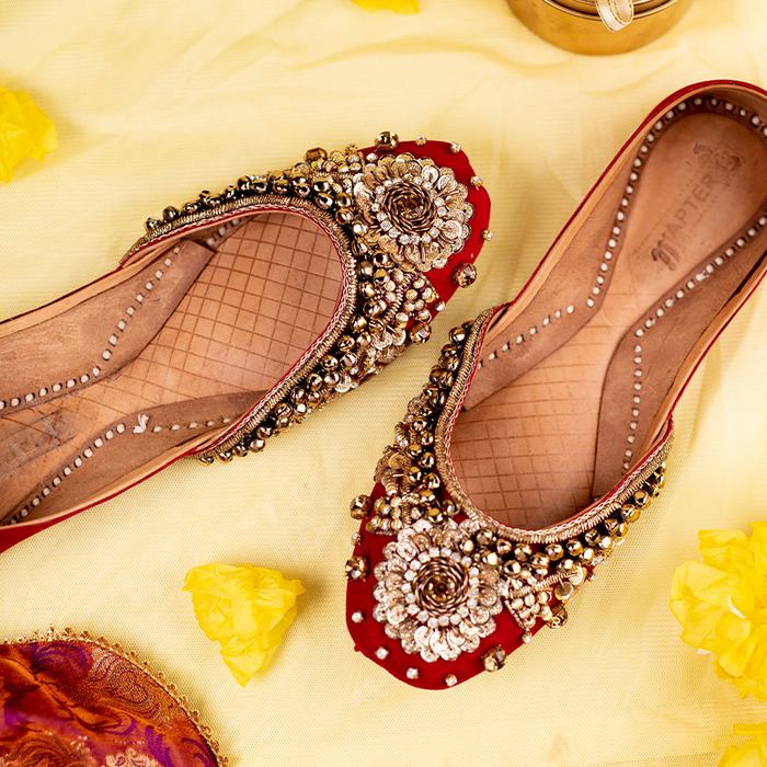 Red Women Fancy Khussa