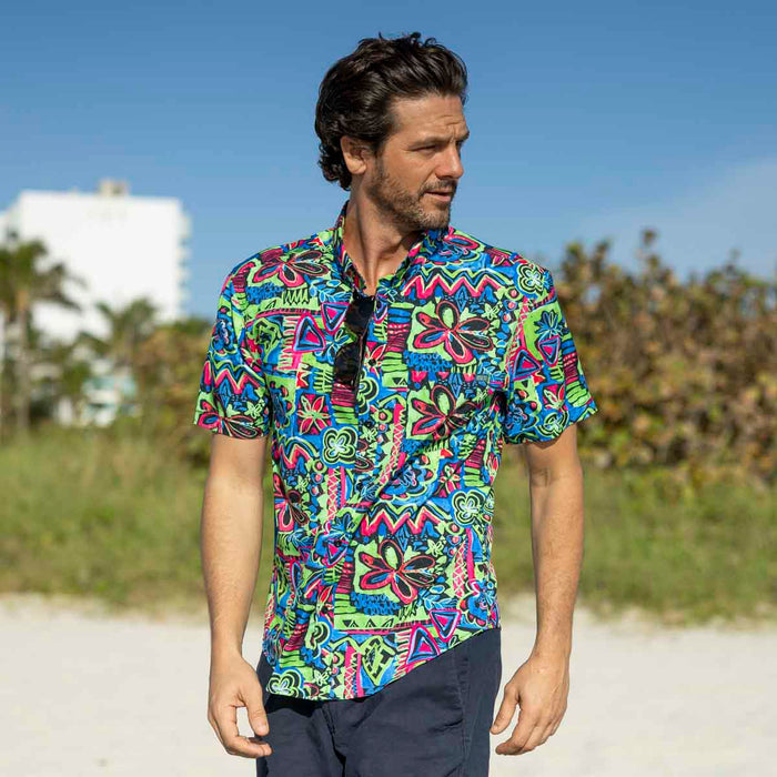 RSVLTS RSVLTS Short Sleeve Shirt Reef Riot – KUNUFLEX Short Sleeve Shirt