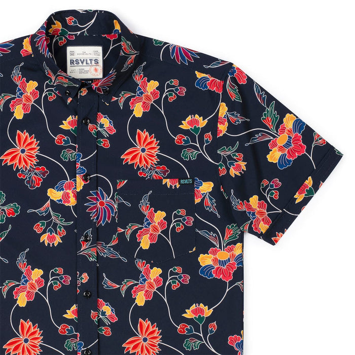 RSVLTS XS RSVLTS Short Sleeve Shirt Retro Vines – KUNUFLEX Short Sleeve Shirt Retro Vines – KUNUFLEX Short Sleeve Shirt