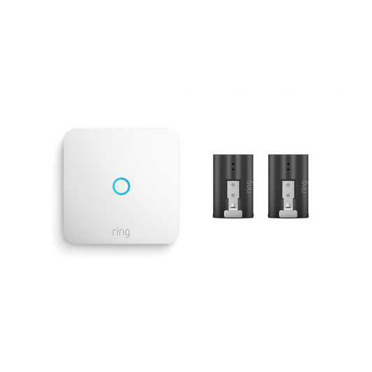 White:Ring Intercom + Quick Release Battery Pack