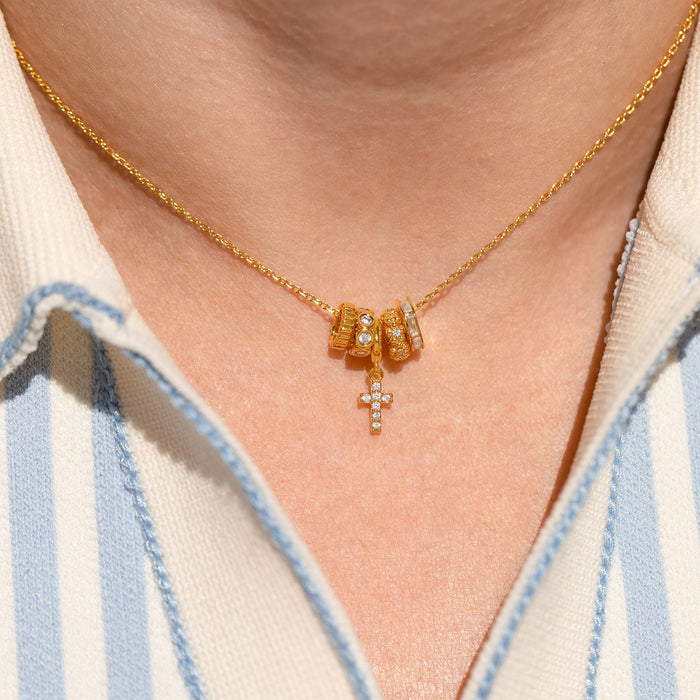 Rio Cross Charm Necklace