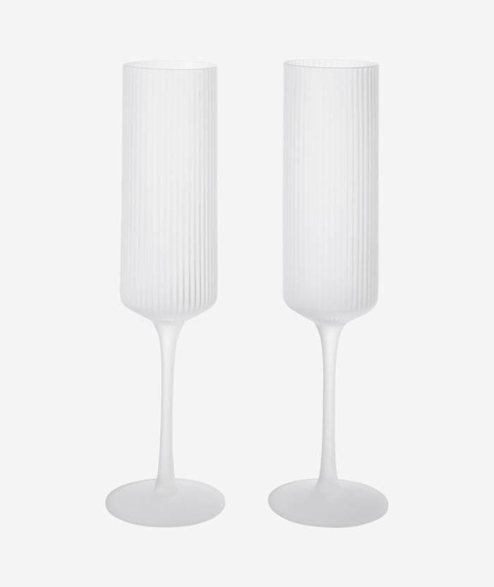 Ripple Champagne Flutes Set/2 - More Options - BEAM