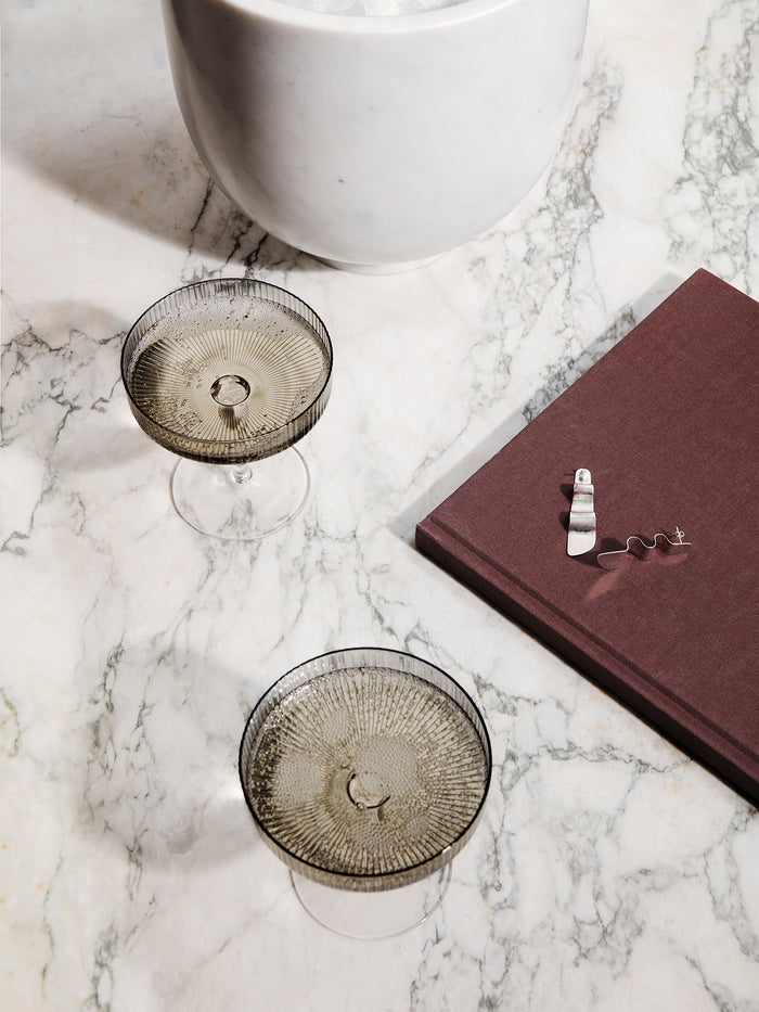 Ripple Champagne Saucer Set/2 - More Options - BEAM