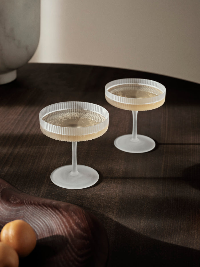 Ripple Champagne Saucer Set/2 - More Options - BEAM