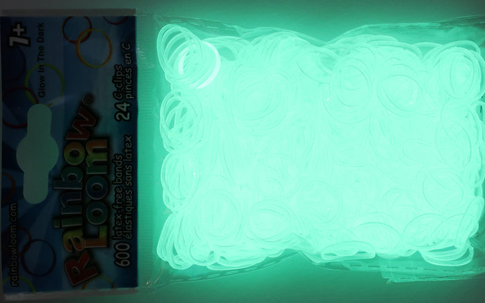 RL Band (Jelly) White Glow in the Dark