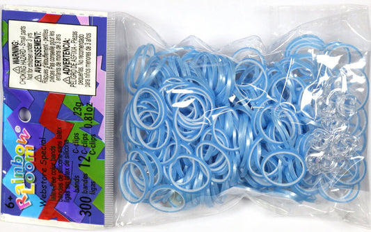 RL Band (Pearl 300) Turquoise Blue & White