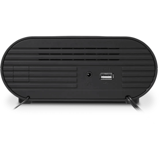Roberts Ortus Charge FM Alarm Clock Radio With Wireless Charger - Black | ORTUS CHARGEBK (7541437235388)