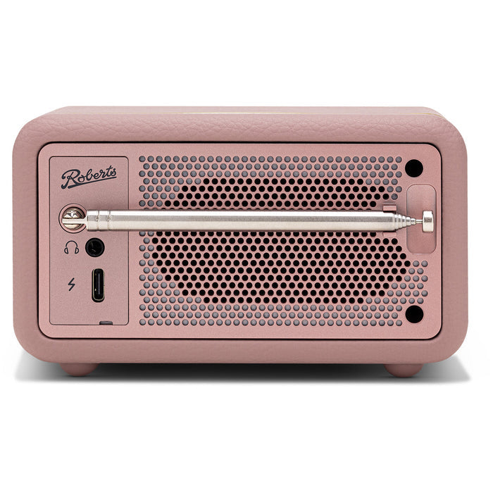 Roberts Revival Petite 2 DAB DAB+ Bluetooth Rechargeable Digital Radio Dusky Pink Dusky Pink