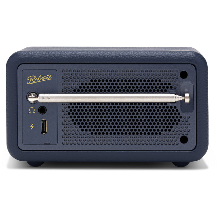 Roberts Revival Petite 2 DAB DAB+ Bluetooth Rechargeable Digital Radio Midnight Blue Midnight Blue