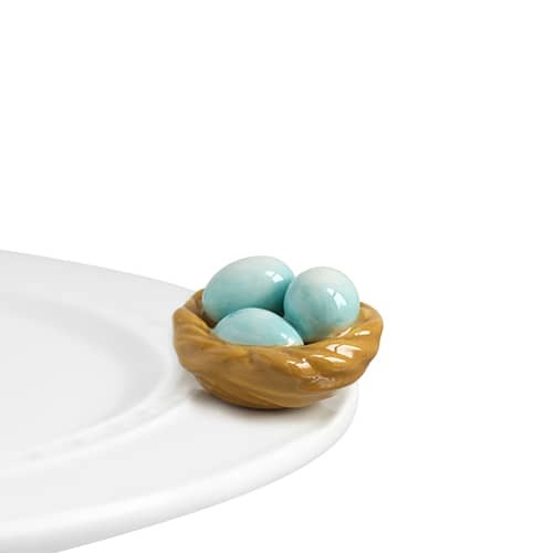 Robin's Egg Blue - Nora Fleming Mini (Birds Nest)