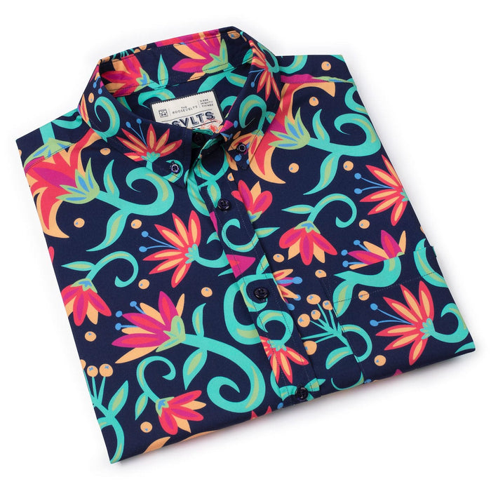 RSVLTS RSVLTS Short Sleeve Shirt Neon Bloom – KUNUFLEX Short Sleeve Shirt Neon Bloom – KUNUFLEX Short Sleeve Shirt