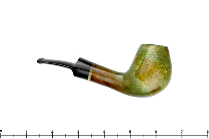 Blue Room Briars is proud to present this Ron Smith Pipe Bent Polished Driftwood Egg with Acrylic