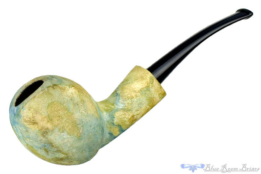 Blue Room Briars is proud to present this Ron Smith Pipe "Gabe" Blowfish with Driftwood Finish