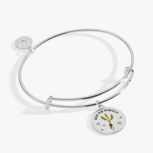 "Root for Yourself" Charm Bangle