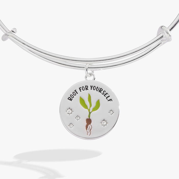 "Root for Yourself" Charm Bangle