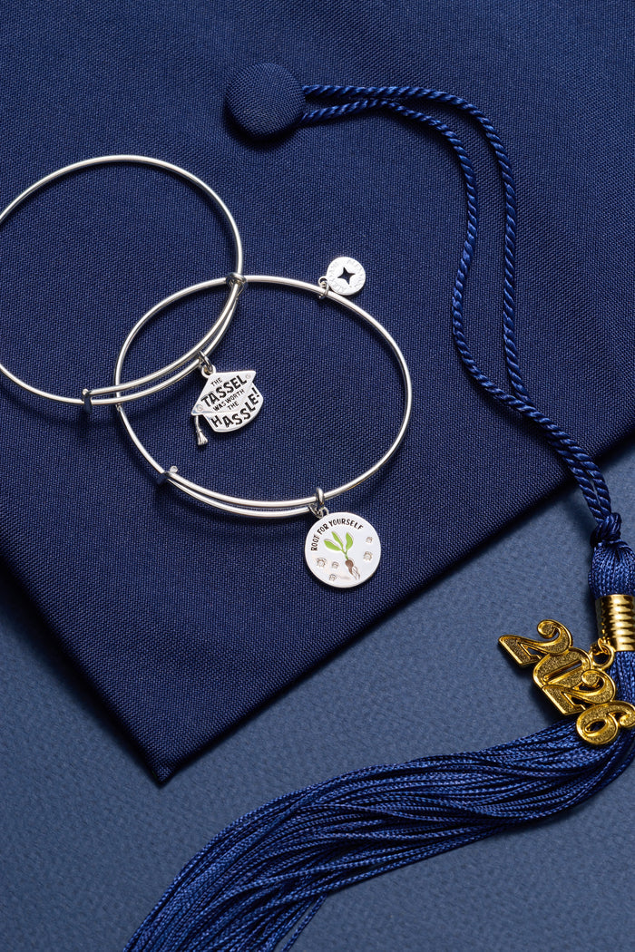 "Root for Yourself" Charm Bangle