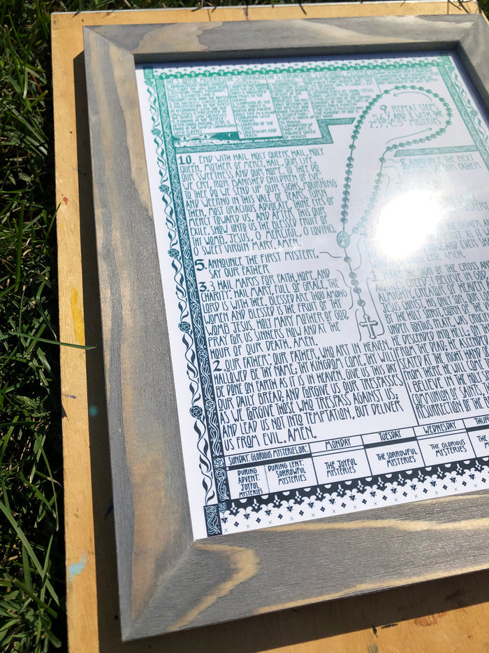 ROSARY print [FRAMED]