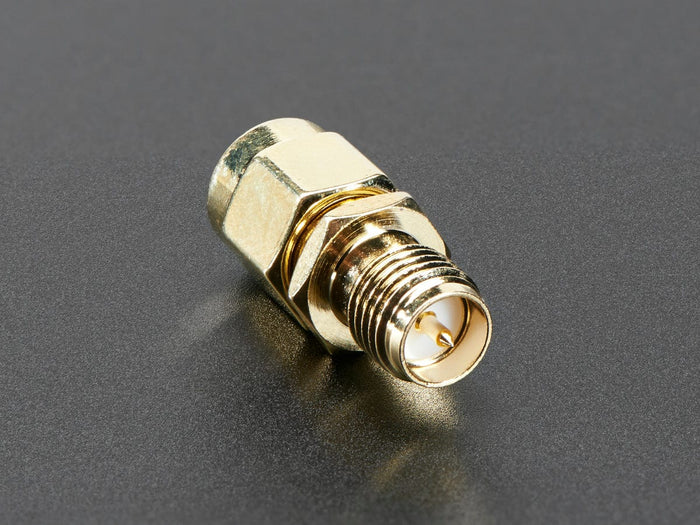 RP-SMA Jack to SMA Plug RF Adapter by The Pi Hut - The Pi Hut