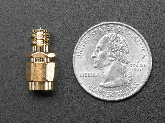 RP-SMA Jack to SMA Plug RF Adapter by The Pi Hut - The Pi Hut