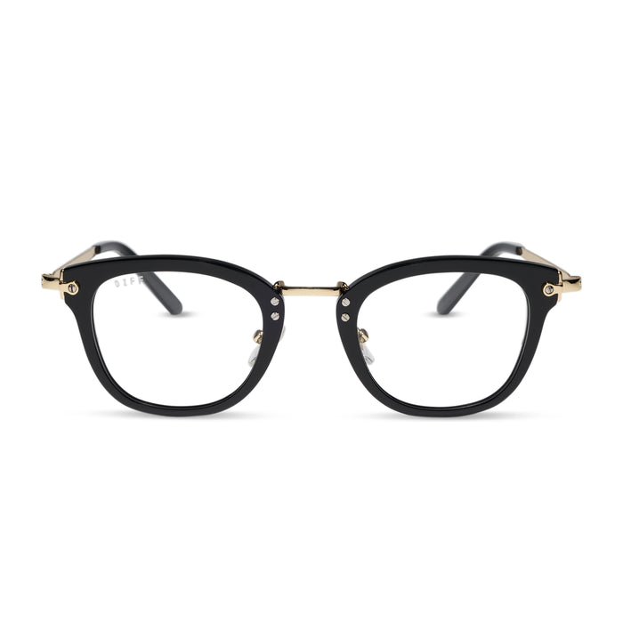 Rue Black  and clear prescription front