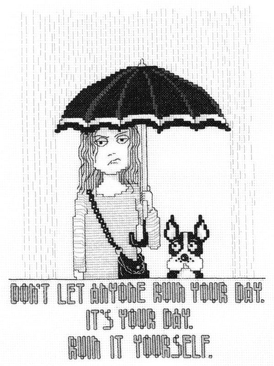 Ruin Your Day Counted Cross Stitch Leaflet