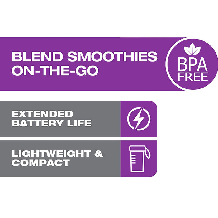SALTON Portable Personal Blender Blue - BL2045RD