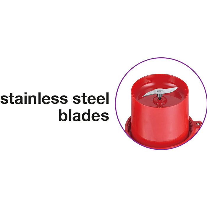 SALTON Portable Personal Blender Red - BL2045RD