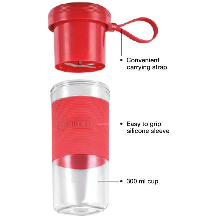 SALTON Portable Personal Blender Red - BL2045RD
