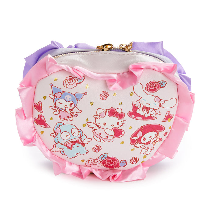 Sanrio Characters Mini Heart Zipper Pouch (Bright and Dark Angel Series) Bags Global Original
