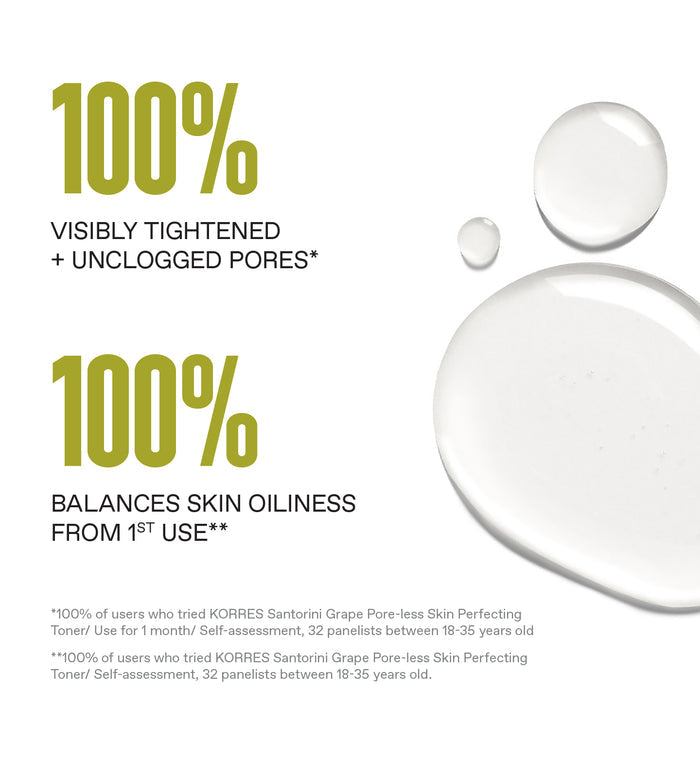 Santorini Grape Poreless Skin Perfecting Toner Skincare Korres