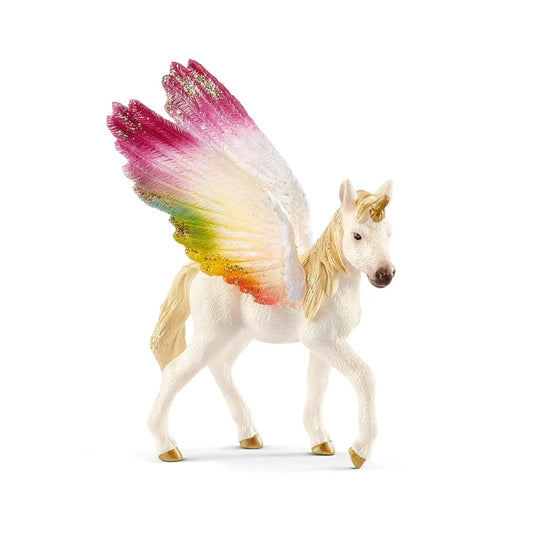 Schleich Bayala Winged Rainbow Unicorn Foal Toy Figure