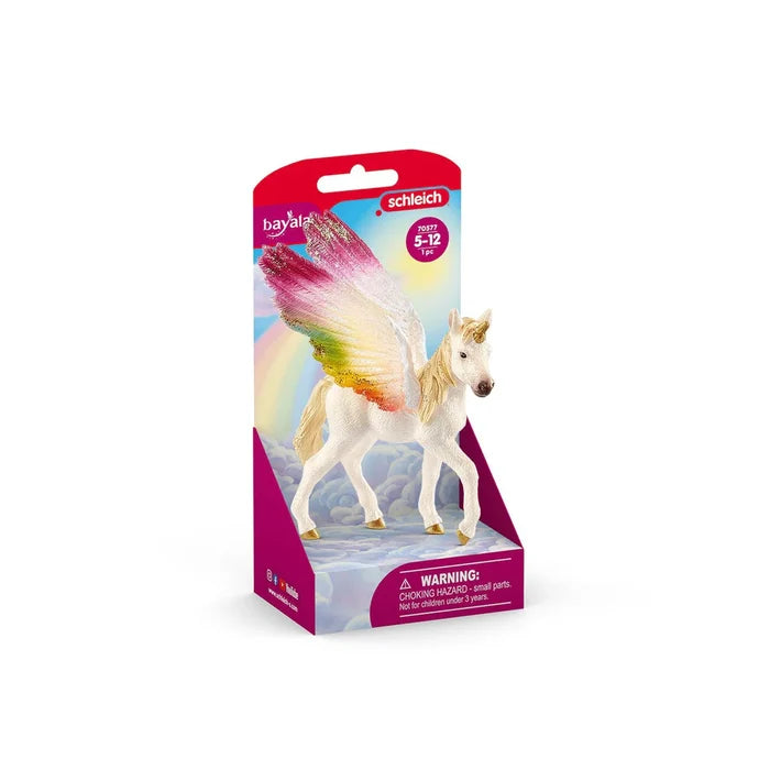 Schleich Bayala Winged Rainbow Unicorn Foal Toy Figure