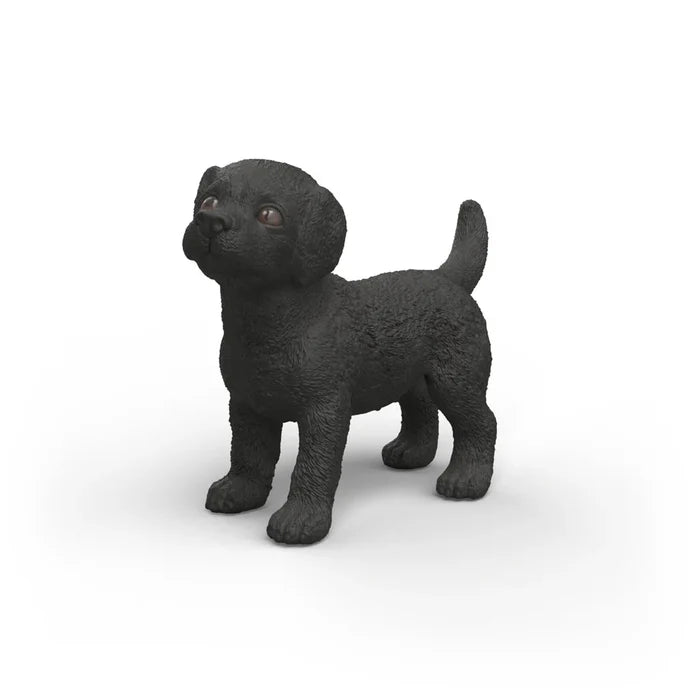Schleich Dogs Black Labrador Puppy Toy Figure