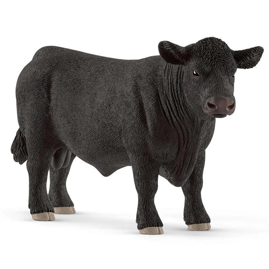 Schleich Farm World Black Angus Bull Toy Figure