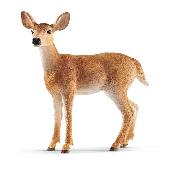 Schleich White Tailed Doe Toy Figure