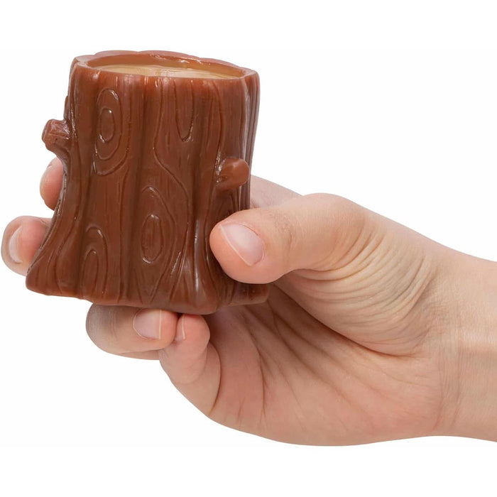 Schylling 2.5 Inch Nutty Squirrel Popper - Squishy Squeeze Fidget Toy