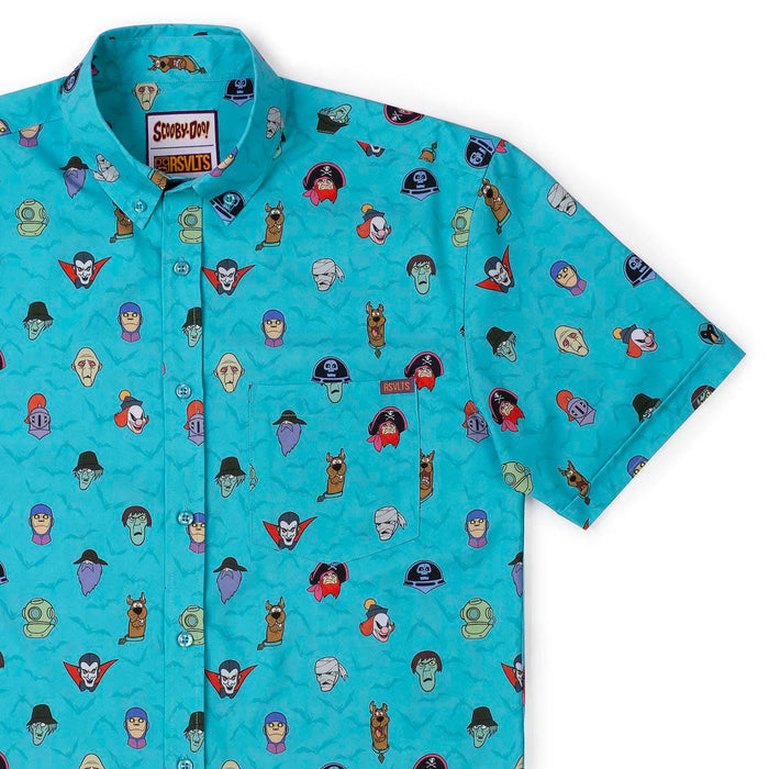 RSVLTS XS Scooby-Doo Short Sleeve Shirt Scooby-Doo "Haunting Heads" – KUNUFLEX Short Sleeve Shirt Scooby-Doo "Haunting Heads" – KUNUFLEX Short Sleeve Shirt
