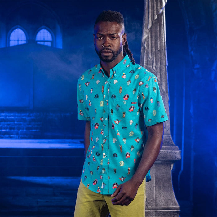 RSVLTS Scooby-Doo Short Sleeve Shirt Scooby Doo "Haunting Heads" – KUNUFLEX Short Sleeve Shirt Scooby Doo "Haunting Heads" – KUNUFLEX Short Sleeve Shirt