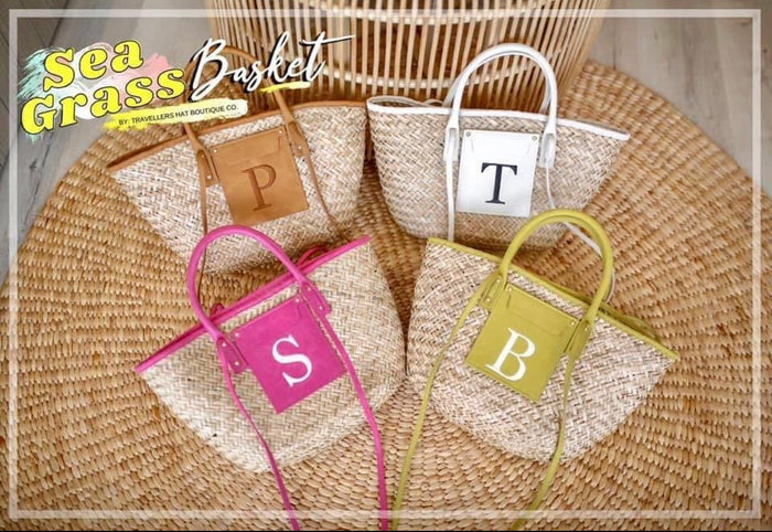 Seagrass Basket - Travellers Hat Boutique