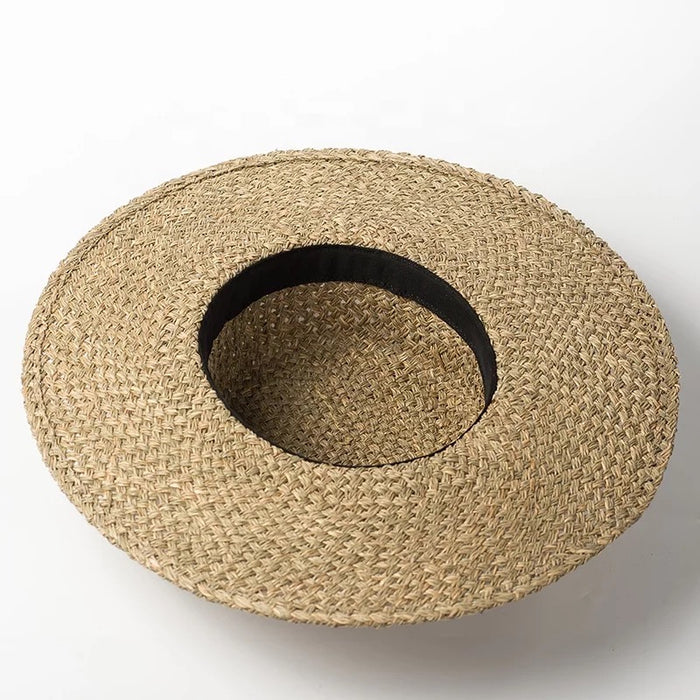Seagrass Boater Hat - Travellers Hat Boutique