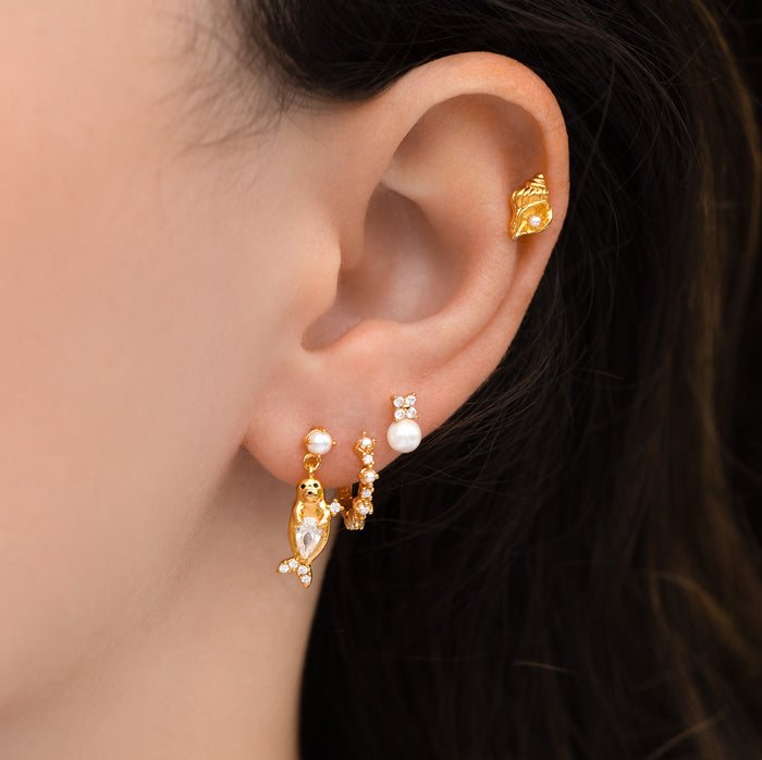 Seal Dangle Earrings