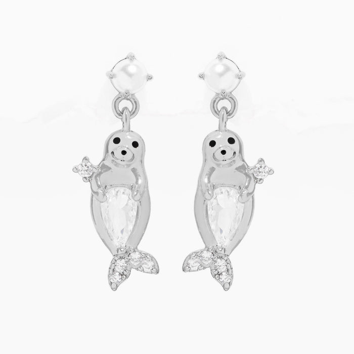 Seal Dangle Earrings