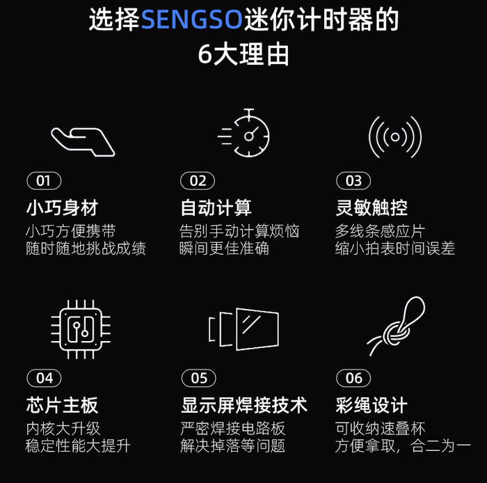 ShengShou One-Handed Mini Timer
