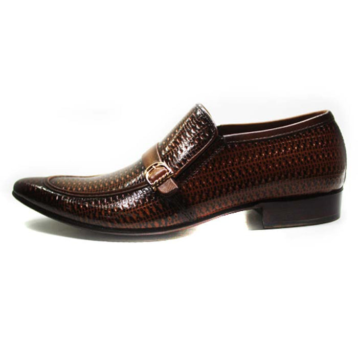 Shiny Leather Moccasin