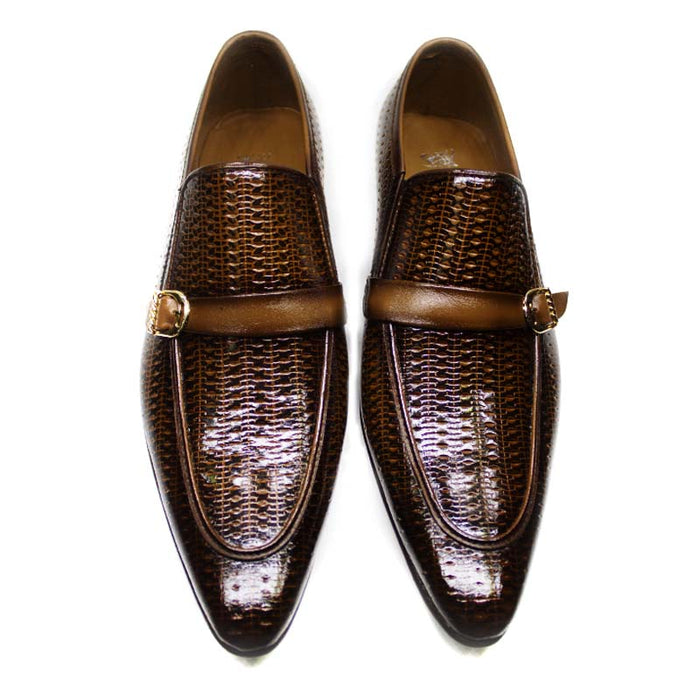 Shiny Leather Moccasin