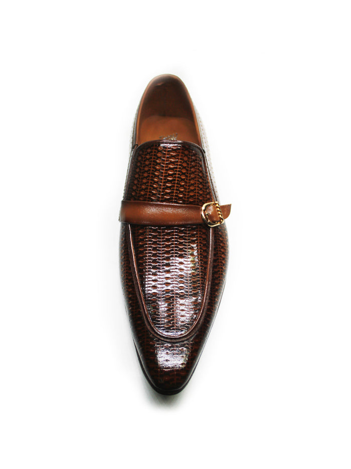 Shiny Leather Moccasin
