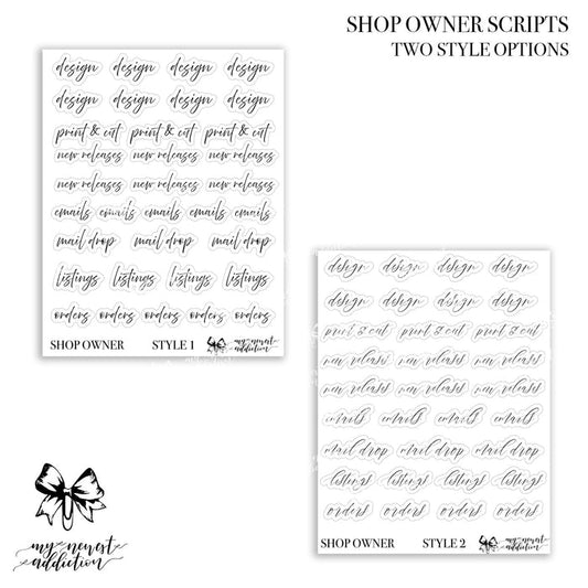 Shop Owner Scripts